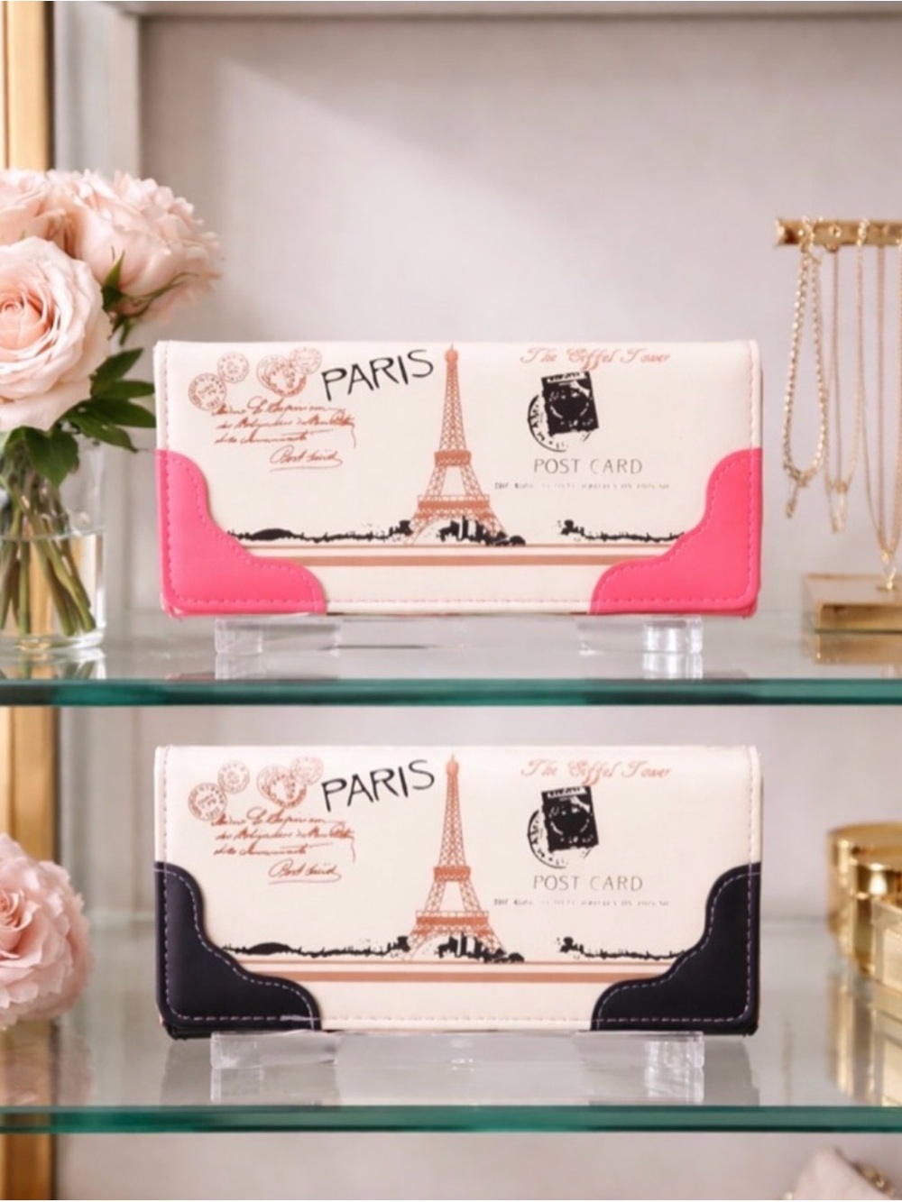FASHION PARIS EIFFEL TOWER CLUTCH WALLET
